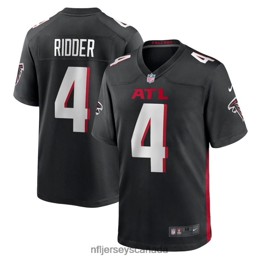 Men Atlanta Falcons Desmond Ridder Nike Black Player Game Jersey Clothing NFL TBXFR6274