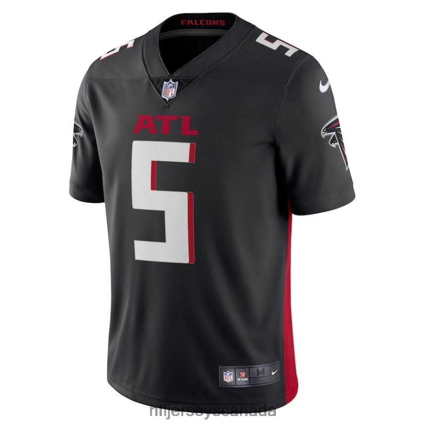 Men Atlanta Falcons Drake London Nike Black Vapor Limited Jersey Clothing NFL TBXFR6458