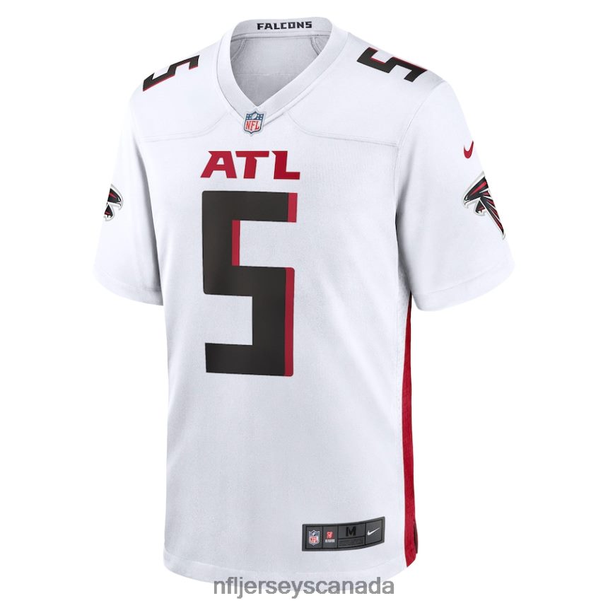 Men Atlanta Falcons Drake London Nike White Away Game Player Jersey Clothing NFL TBXFR6705