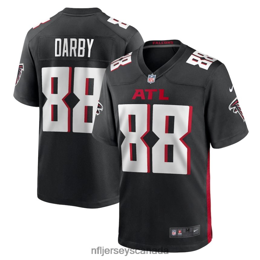Men Atlanta Falcons Frank Darby Nike Black Game Jersey Clothing NFL TBXFR66636