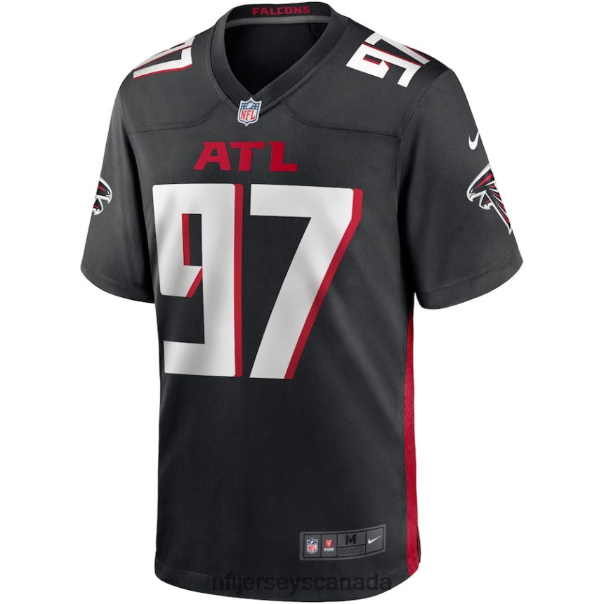Men Atlanta Falcons Grady Jarrett Nike Black Game Player Jersey Clothing NFL TBXFR61060