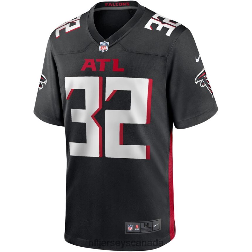 Men Atlanta Falcons Jamal Anderson Nike Black Game Retired Player Jersey Clothing NFL TBXFR65546