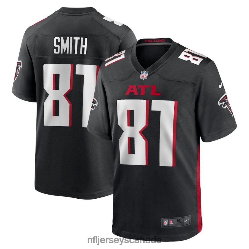Men Atlanta Falcons Jonnu Smith Nike Black Game Player Jersey Clothing NFL TBXFR63644