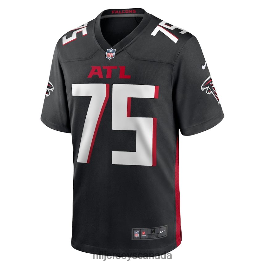 Men Atlanta Falcons Justin Shaffer Nike Black Player Game Jersey Clothing NFL TBXFR64740