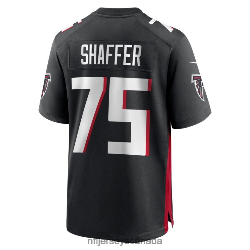 Men Atlanta Falcons Justin Shaffer Nike Black Player Game Jersey Clothing NFL TBXFR64740