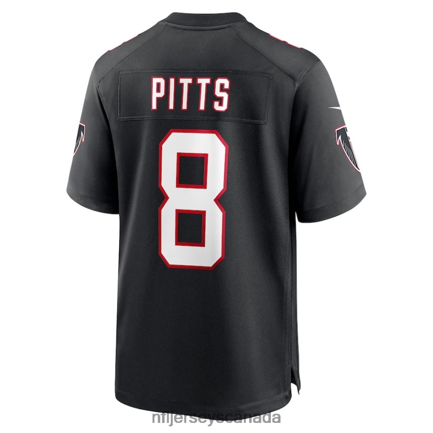 Men Atlanta Falcons Kyle Pitts Nike Black Player Game Jersey Clothing NFL TBXFR6667