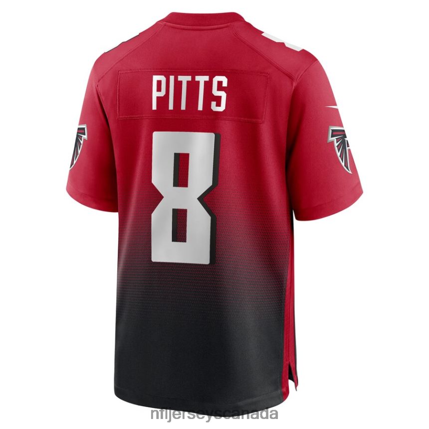 Men Atlanta Falcons Kyle Pitts Nike Red Alternate Game Jersey Clothing NFL TBXFR61967