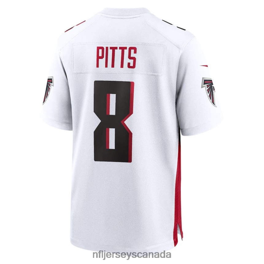 Men Atlanta Falcons Kyle Pitts Nike White Game Player Jersey Clothing NFL TBXFR61294
