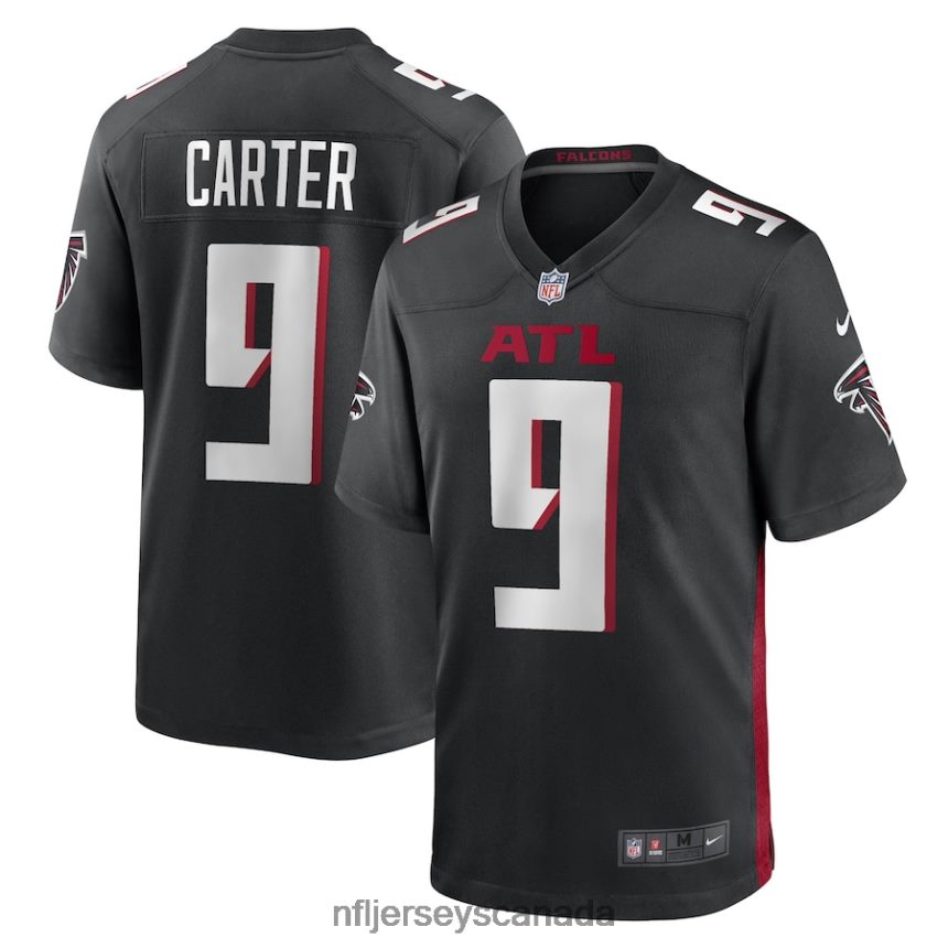 Men Atlanta Falcons Lorenzo Carter Nike Black Game Player Jersey Clothing NFL TBXFR63241