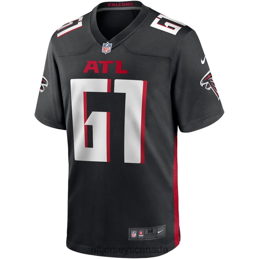 Men Atlanta Falcons Matt Hennessy Nike Black Player Game Jersey Clothing NFL TBXFR64749