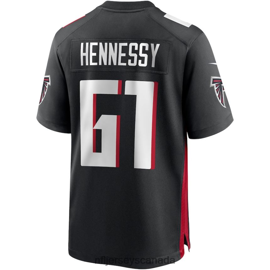 Men Atlanta Falcons Matt Hennessy Nike Black Player Game Jersey Clothing NFL TBXFR64749