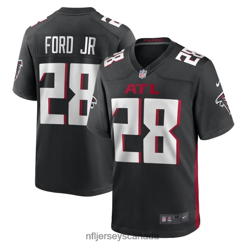 Men Atlanta Falcons Mike Ford Nike Black Game Player Jersey Clothing NFL TBXFR66120