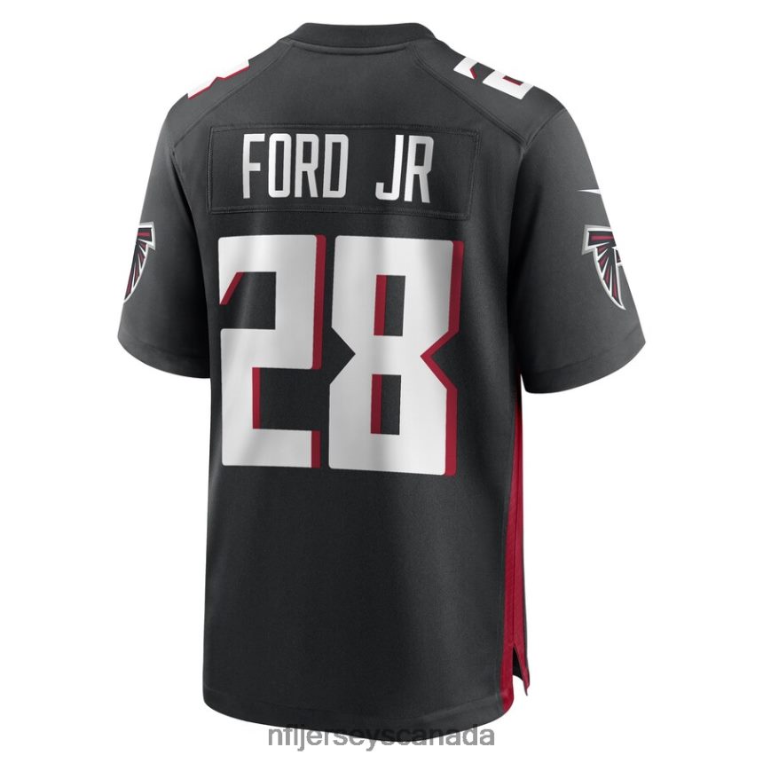 Men Atlanta Falcons Mike Ford Nike Black Game Player Jersey Clothing NFL TBXFR66120