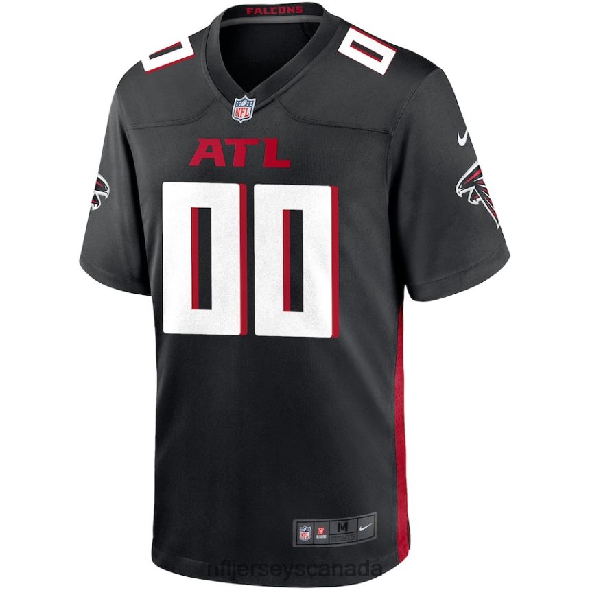 Men Atlanta Falcons Nike Black Custom Game Jersey Clothing NFL TBXFR6244