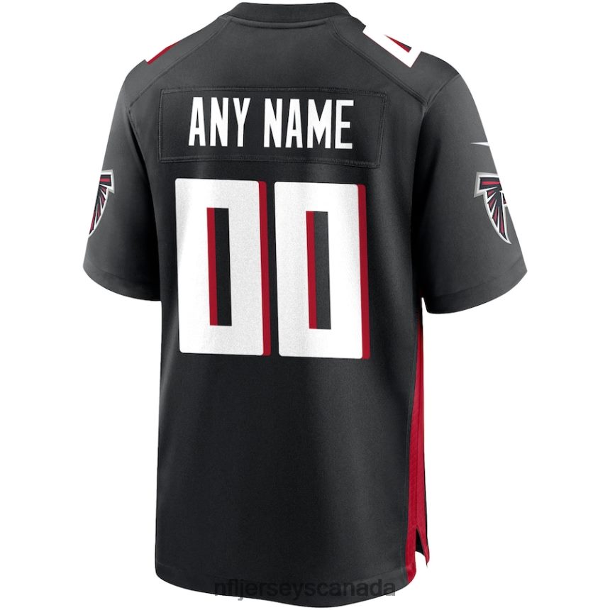 Men Atlanta Falcons Nike Black Custom Game Jersey Clothing NFL TBXFR6244