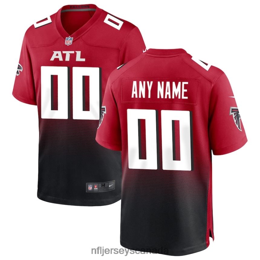 Men Atlanta Falcons Nike Red Alternate Custom Game Jersey Clothing NFL TBXFR6386