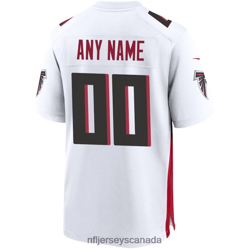 Men Atlanta Falcons Nike White Custom Game Jersey Clothing NFL TBXFR6685