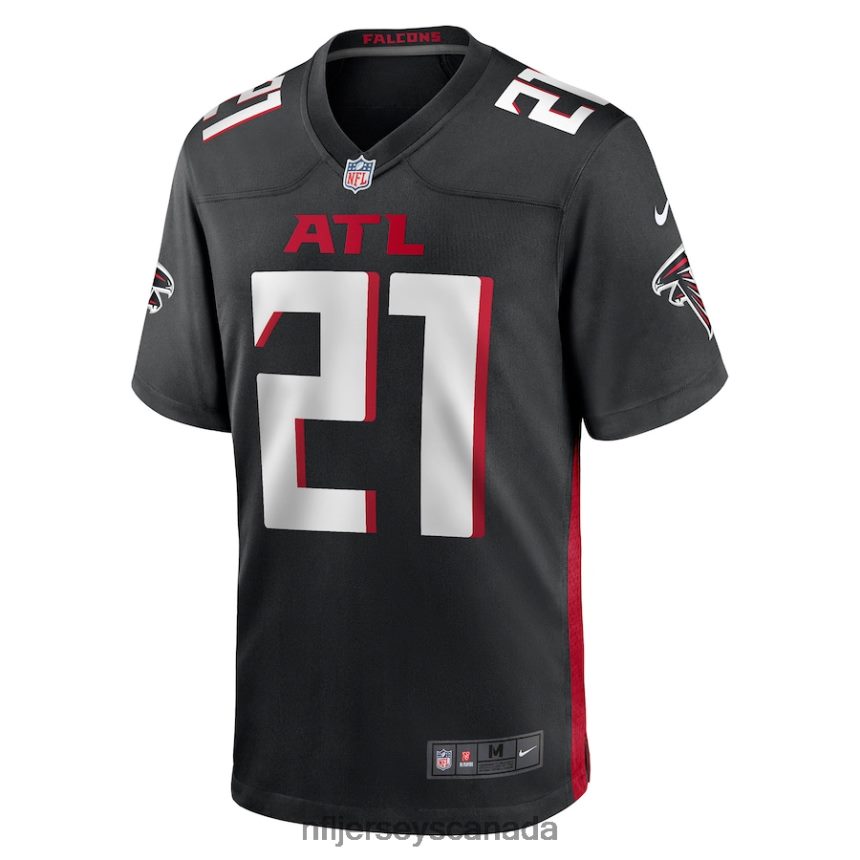 Men Atlanta Falcons Rashad Fenton Nike Black Game Player Jersey Clothing NFL TBXFR64496