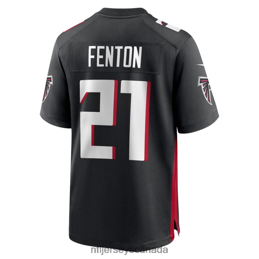 Men Atlanta Falcons Rashad Fenton Nike Black Game Player Jersey Clothing NFL TBXFR64496