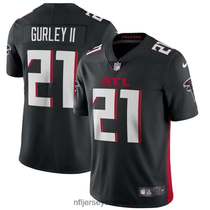 Men Atlanta Falcons Todd Gurley II Nike Black Vapor Limited Jersey Clothing NFL TBXFR62199