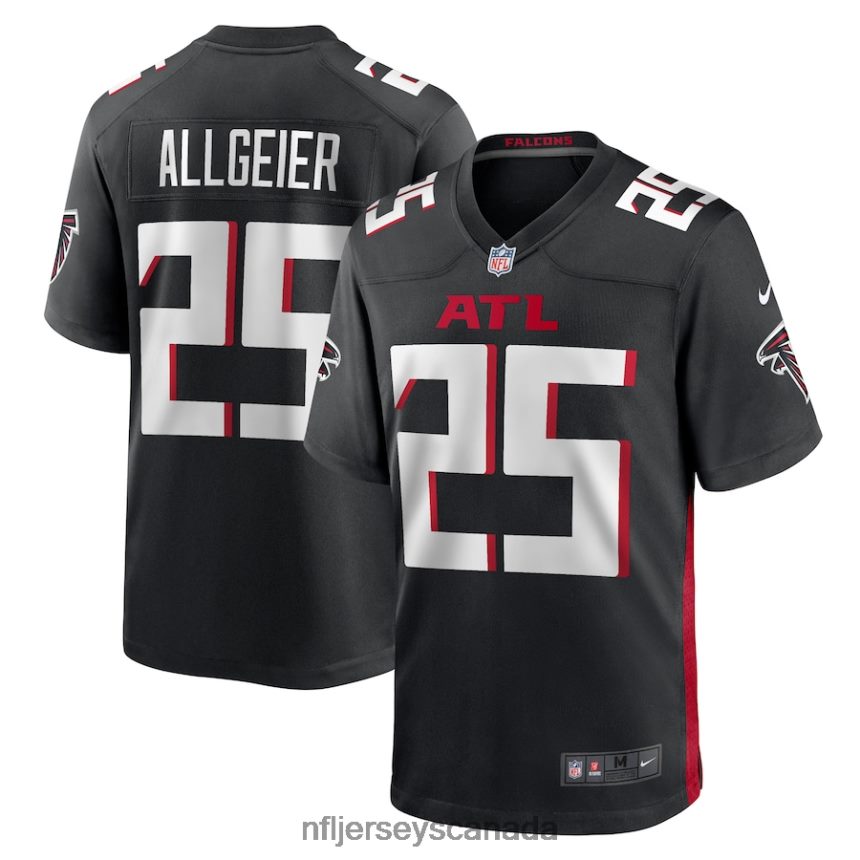 Men Atlanta Falcons Tyler Allgeier Nike Black Player Game Jersey Clothing NFL TBXFR6719