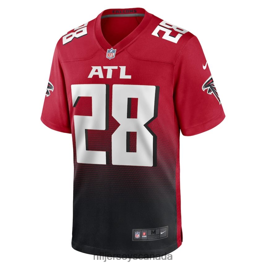 Men Atlanta Falcons Warrick Dunn Nike Red Retired Player Alternate Game Jersey Clothing NFL TBXFR64204