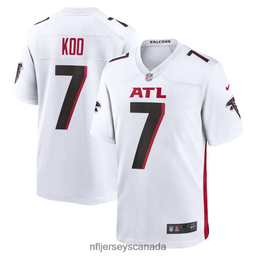 Men Atlanta Falcons Younghoe Koo Nike White Game Player Jersey Clothing NFL TBXFR6665