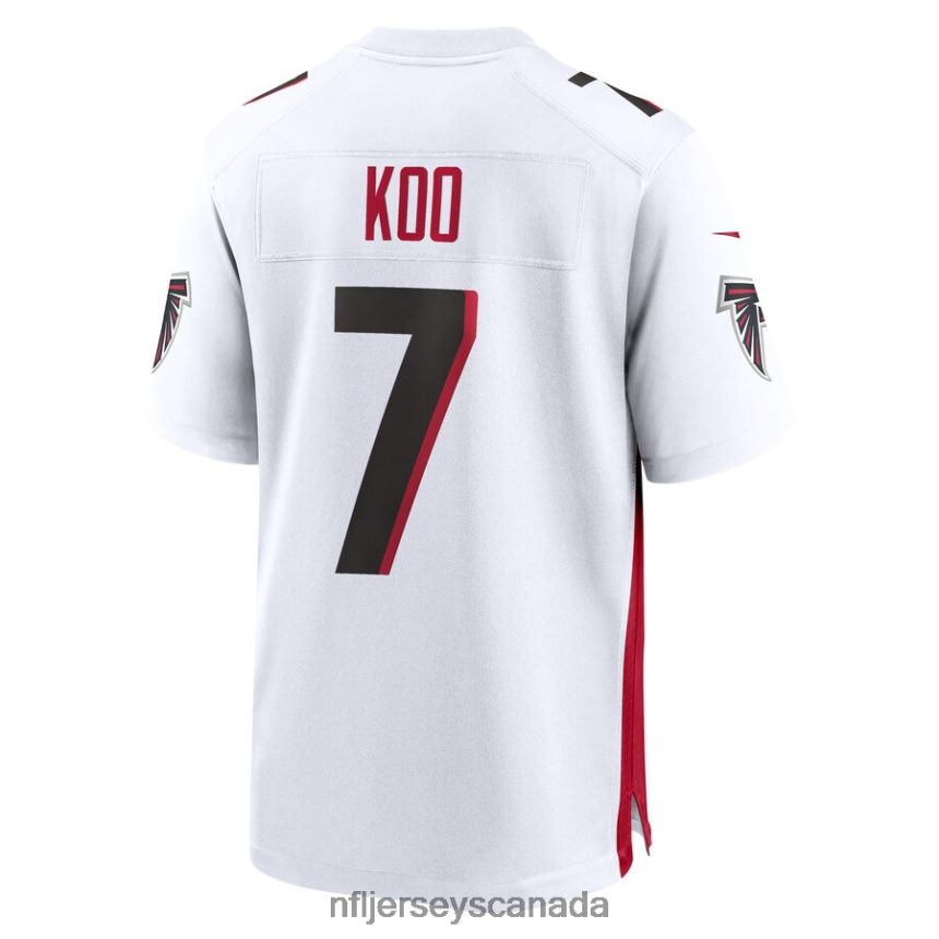 Men Atlanta Falcons Younghoe Koo Nike White Game Player Jersey Clothing NFL TBXFR6665