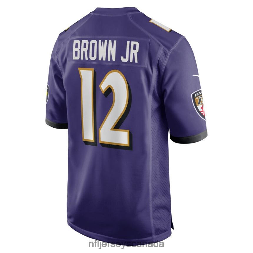 Men Baltimore Ravens Anthony Brown Nike Purple Player Game Jersey Clothing NFL TBXFR66820