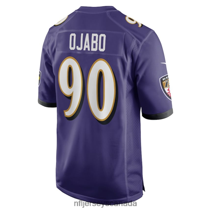 Men Baltimore Ravens David Ojabo Nike Purple Player Game Jersey Clothing NFL TBXFR62369