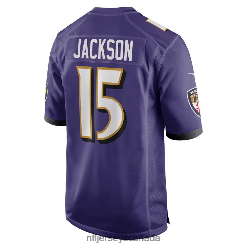 Men Baltimore Ravens DeSean Jackson Nike Purple Game Player Jersey Clothing NFL TBXFR63858