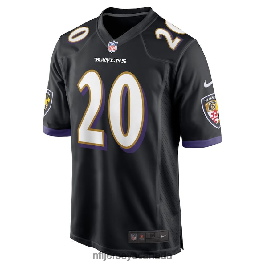 Men Baltimore Ravens Ed Reed Nike Black Retired Player Jersey Clothing NFL TBXFR6523