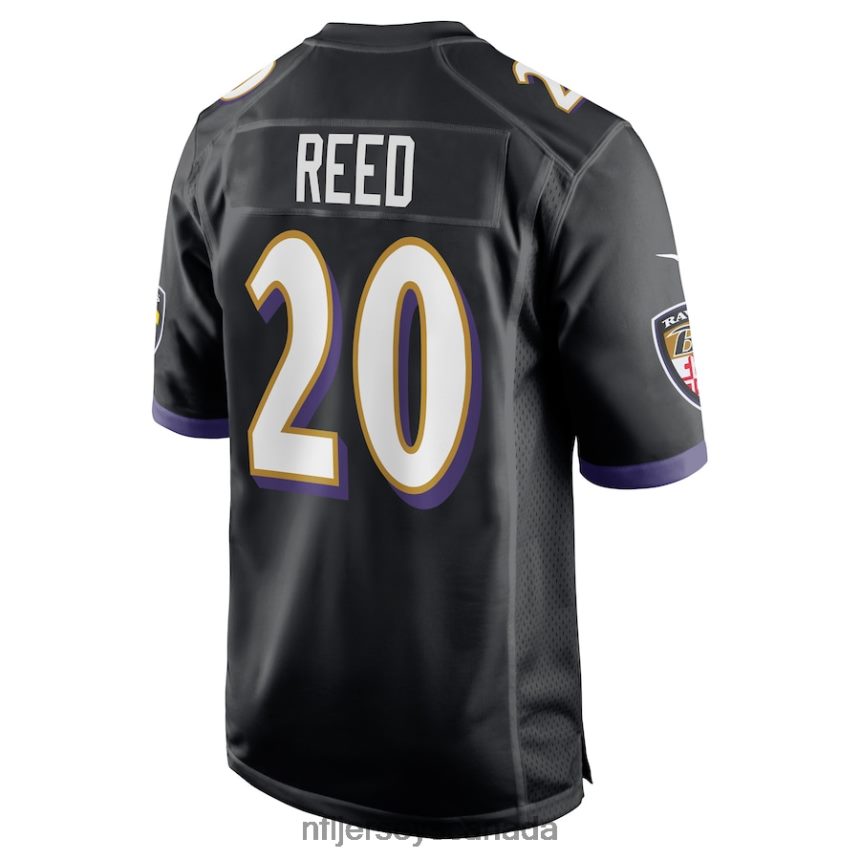 Men Baltimore Ravens Ed Reed Nike Black Retired Player Jersey Clothing NFL TBXFR6523