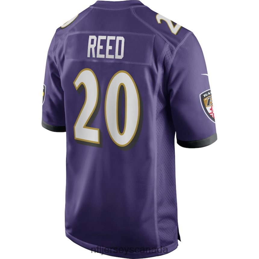 Men Baltimore Ravens Ed Reed Nike Purple Game Retired Player Jersey Clothing NFL TBXFR62951
