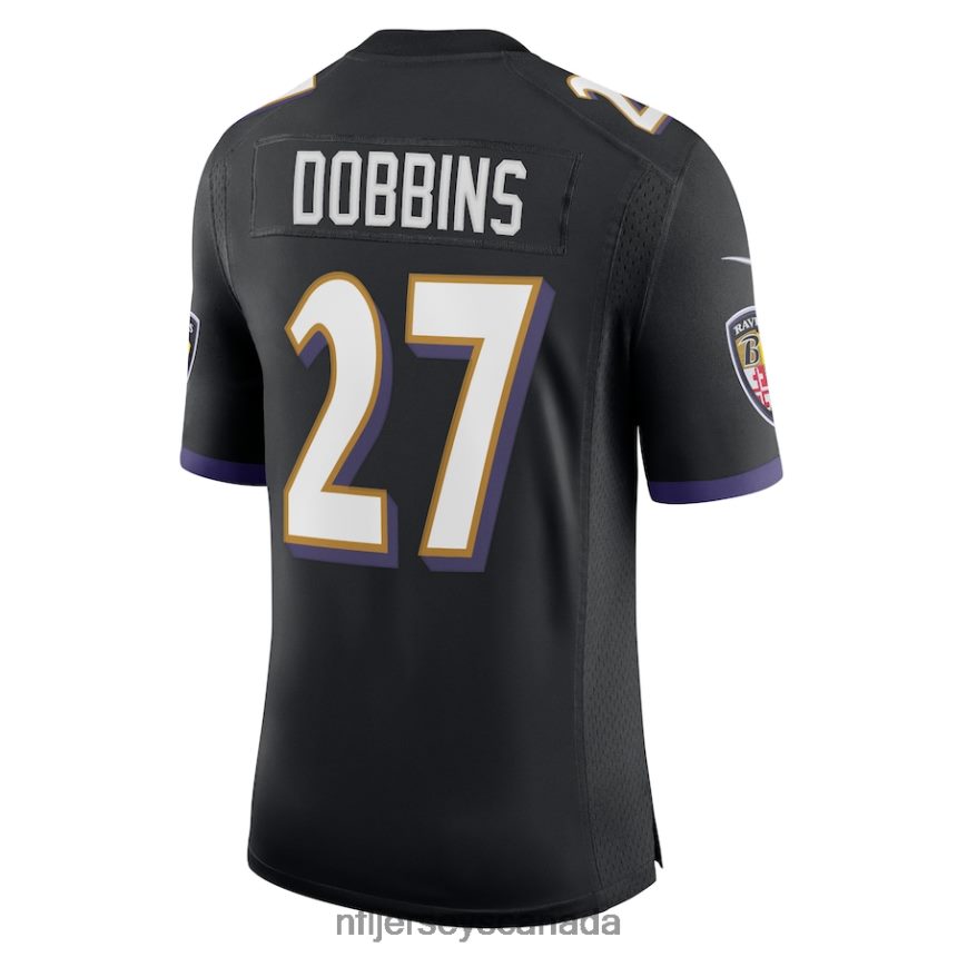 Men Baltimore Ravens JK Dobbins Nike Black Vapor Limited Jersey Clothing NFL TBXFR62631