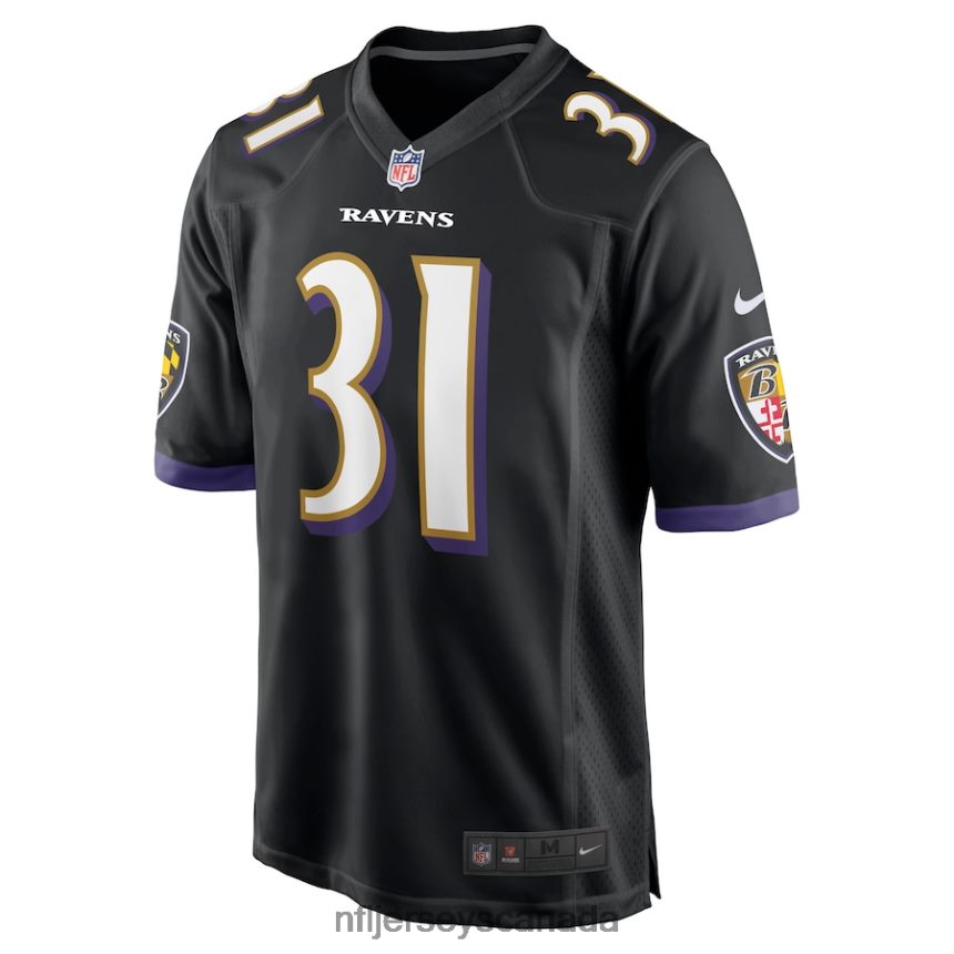 Men Baltimore Ravens Jamal Lewis Nike Black Retired Player Jersey Clothing NFL TBXFR62417