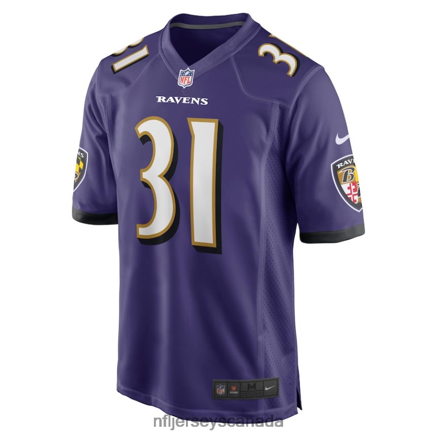 Men Baltimore Ravens Jamal Lewis Nike Purple Game Retired Player Jersey Clothing NFL TBXFR62731