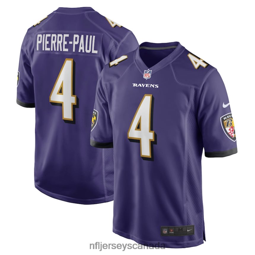 Men Baltimore Ravens Jason Pierre-Paul Nike Purple Home Game Player Jersey Clothing NFL TBXFR63834