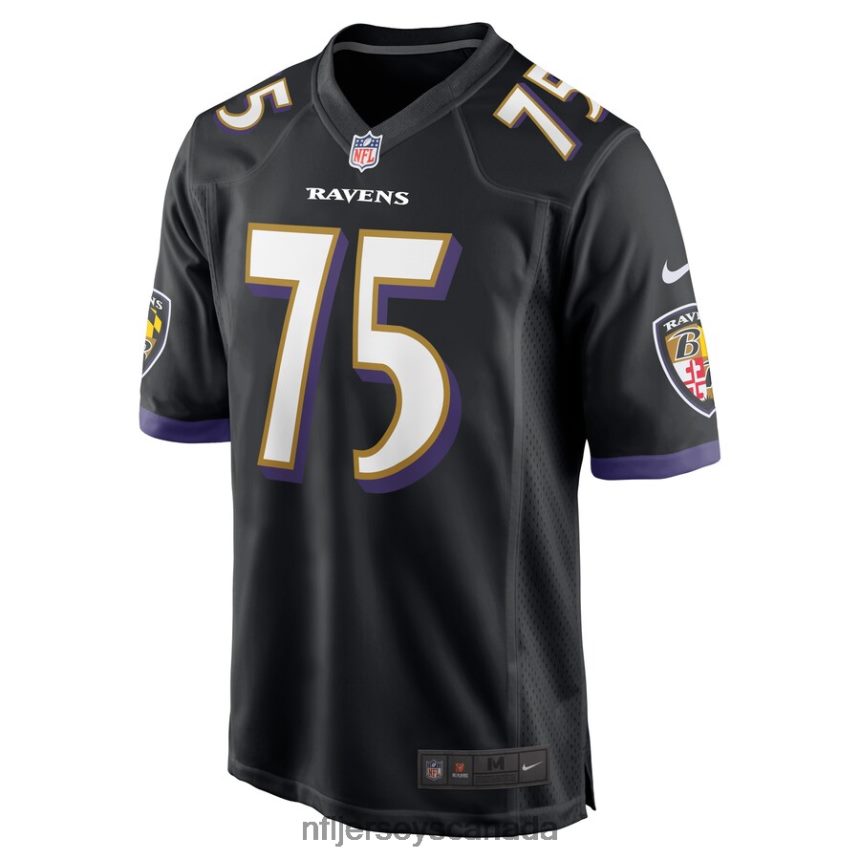 Men Baltimore Ravens Jonathan Ogden Nike Black Retired Player Jersey Clothing NFL TBXFR66352