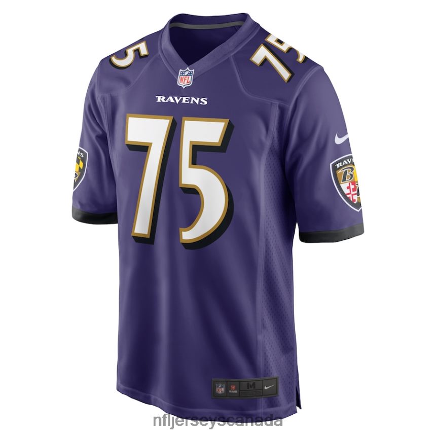 Men Baltimore Ravens Jonathan Ogden Nike Purple Retired Player Game Jersey Clothing NFL TBXFR61874