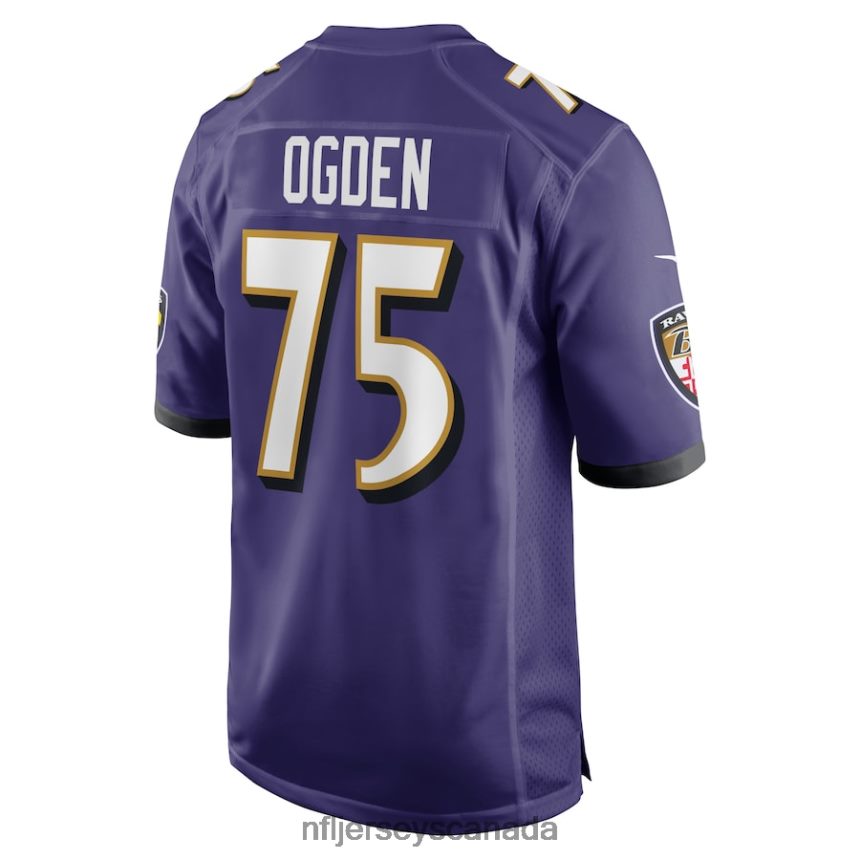Men Baltimore Ravens Jonathan Ogden Nike Purple Retired Player Game Jersey Clothing NFL TBXFR61874