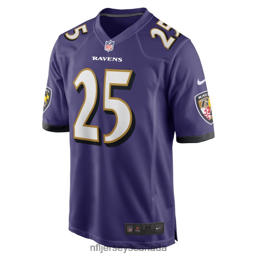 Men Baltimore Ravens Kevon Seymour Nike Purple Game Player Jersey Clothing NFL TBXFR66790