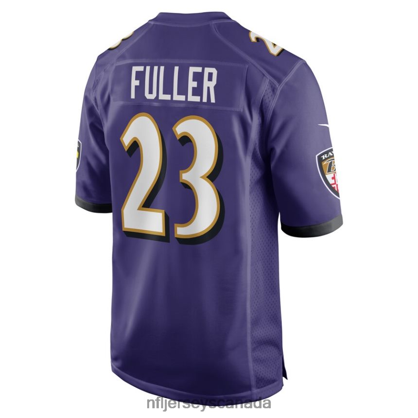 Men Baltimore Ravens Kyle Fuller Nike Purple Game Player Jersey Clothing NFL TBXFR66038