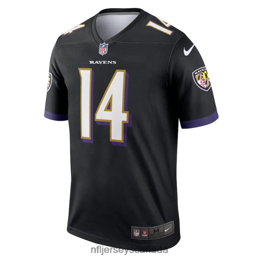 Men Baltimore Ravens Kyle Hamilton Nike Black Legend Jersey Clothing NFL TBXFR61729