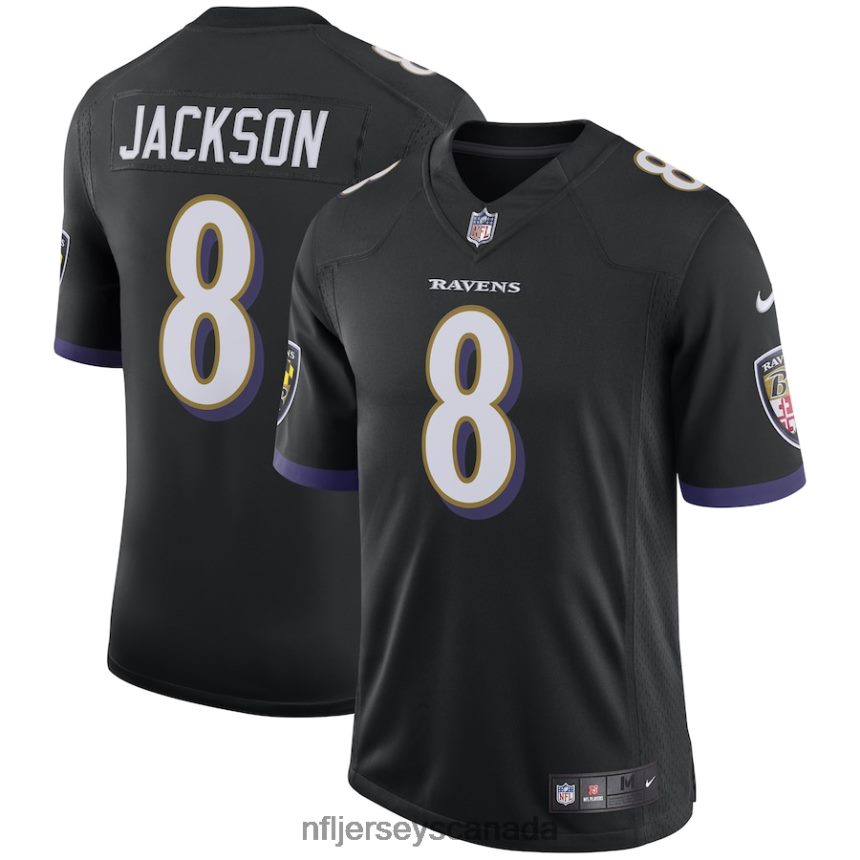 Men Baltimore Ravens Lamar Jackson Nike Black Speed Machine Limited Jersey Clothing NFL TBXFR61304