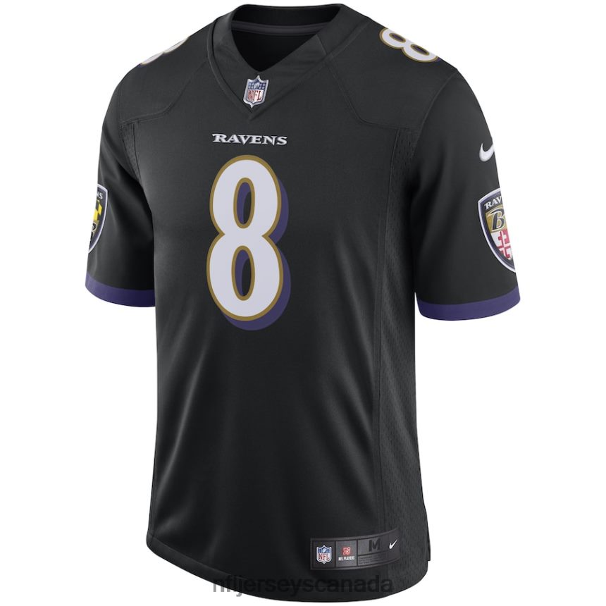 Men Baltimore Ravens Lamar Jackson Nike Black Speed Machine Limited Jersey Clothing NFL TBXFR61304