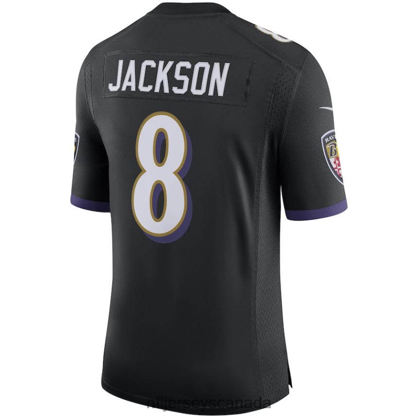 Men Baltimore Ravens Lamar Jackson Nike Black Speed Machine Limited Jersey Clothing NFL TBXFR61304
