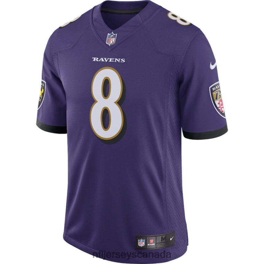 Men Baltimore Ravens Lamar Jackson Nike Purple Speed Machine Limited Jersey Clothing NFL TBXFR61025