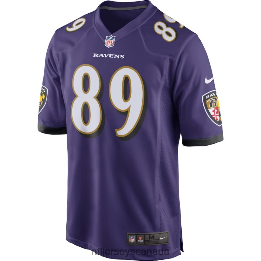 Men Baltimore Ravens Mark Andrews Nike Purple Game Jersey Clothing NFL TBXFR6534
