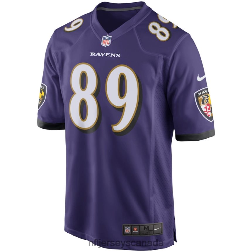 Men Baltimore Ravens Mark Andrews Nike Purple Game Player Jersey Clothing NFL TBXFR61762